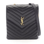 Saint Laurent · YSL Logo Shoulder Bag · Leather
