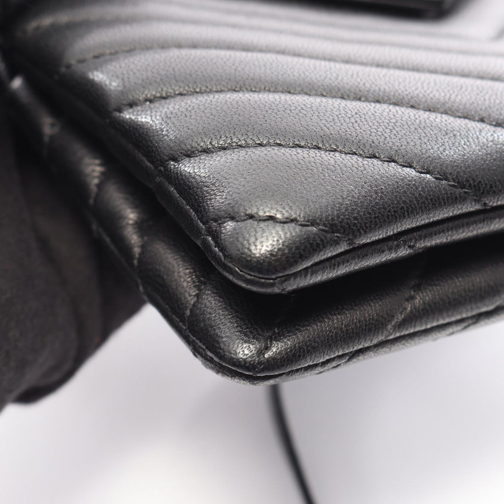 Saint Laurent · YSL Logo Shoulder Bag · Leather