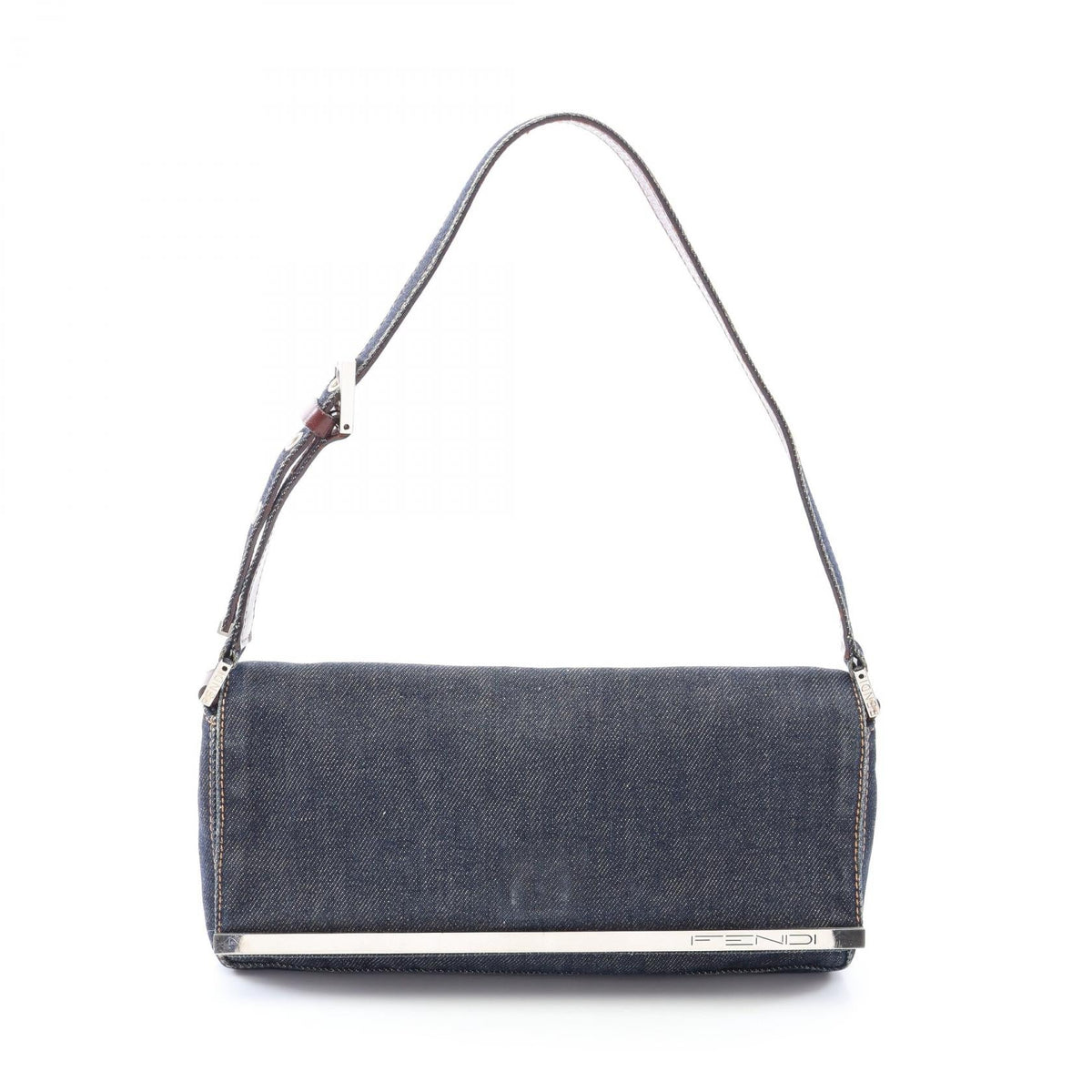Fendi Logo Shoulder Bag · Denim & Leather