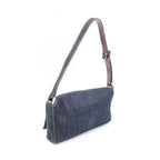 Fendi Logo Shoulder Bag · Denim & Leather