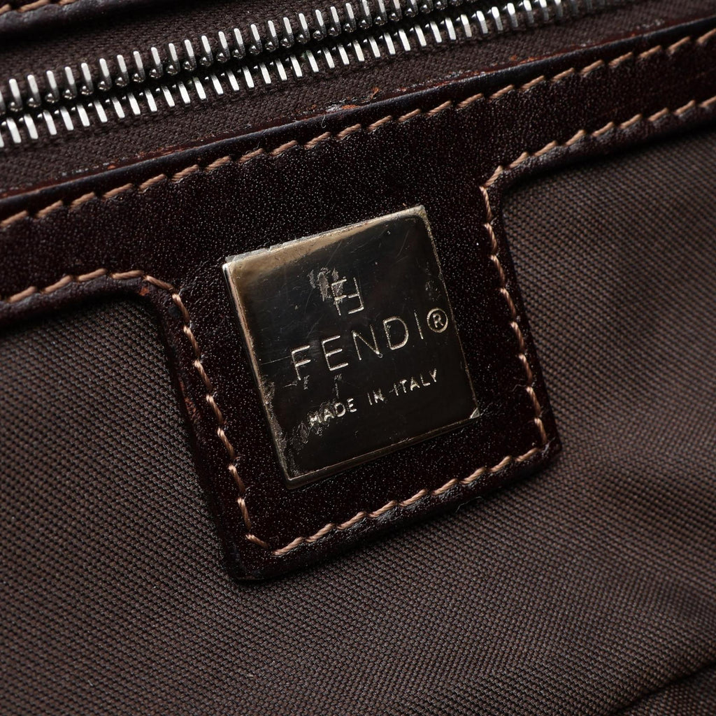 Fendi Logo Shoulder Bag · Denim & Leather