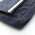 Fendi Logo Shoulder Bag · Denim & Leather