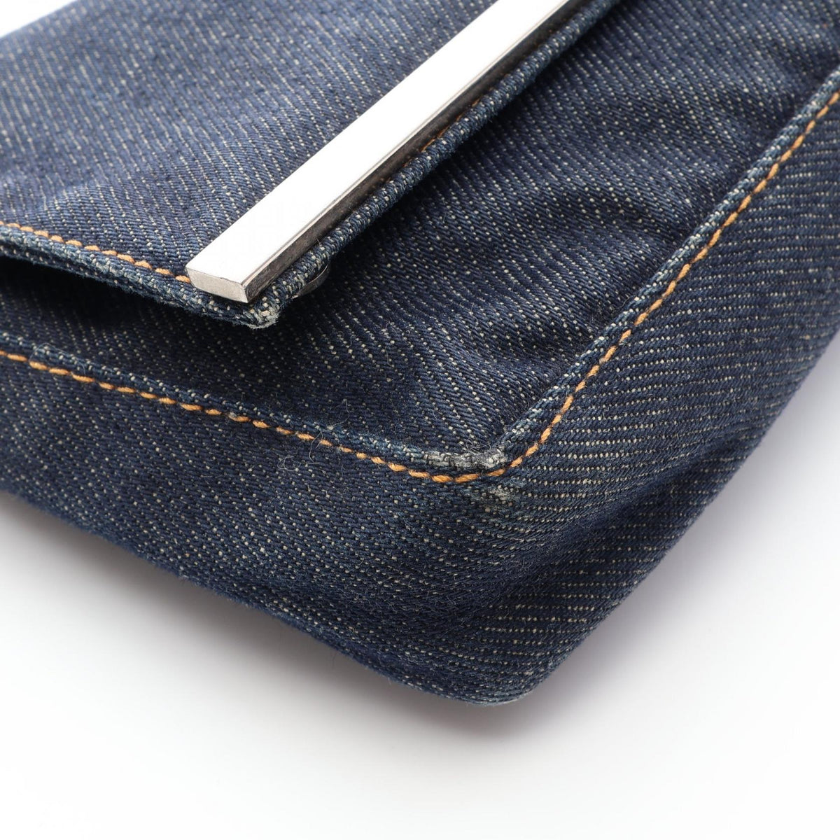 Fendi Logo Shoulder Bag · Denim & Leather