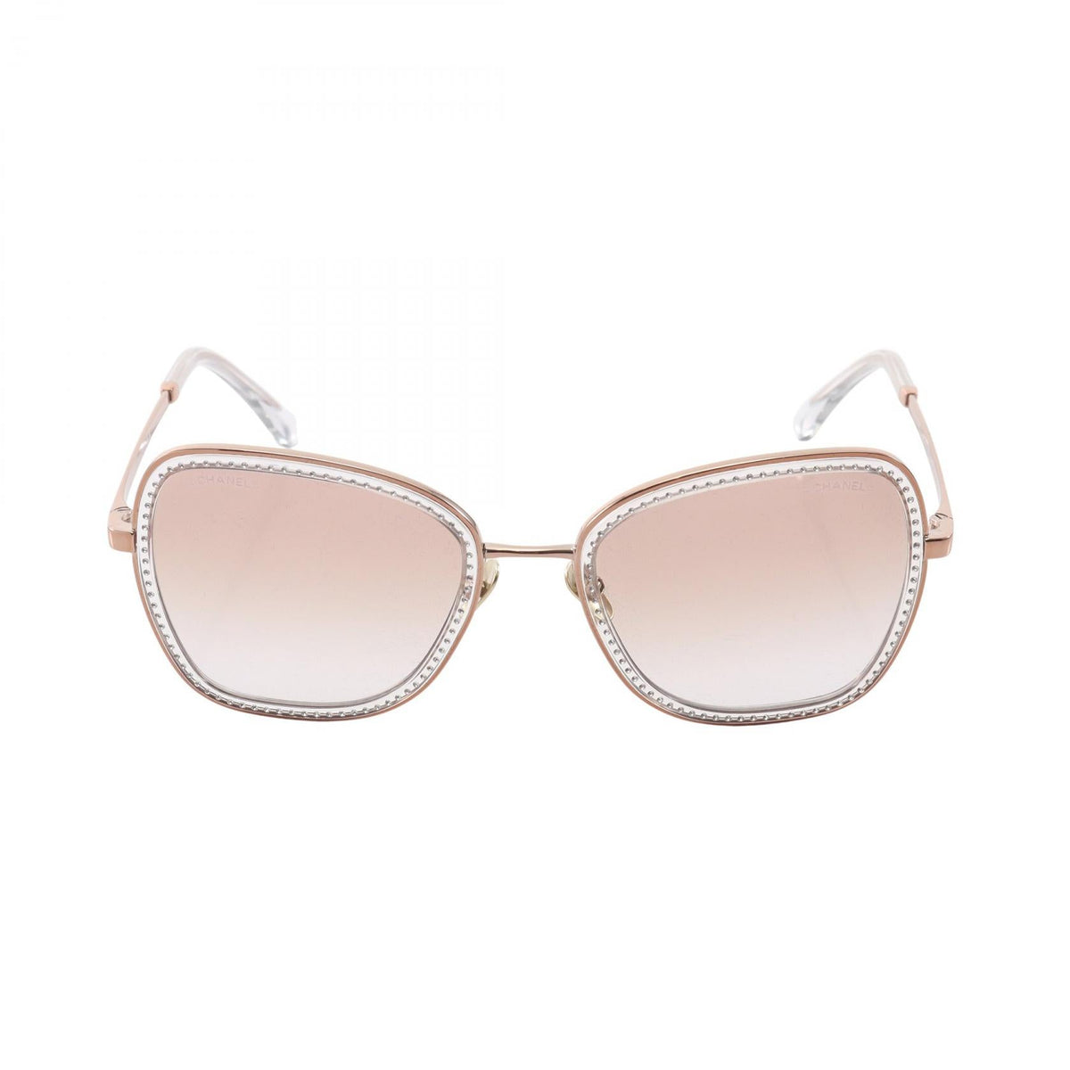 Chanel Gradation Lens · Rhinestone Sunglasses
