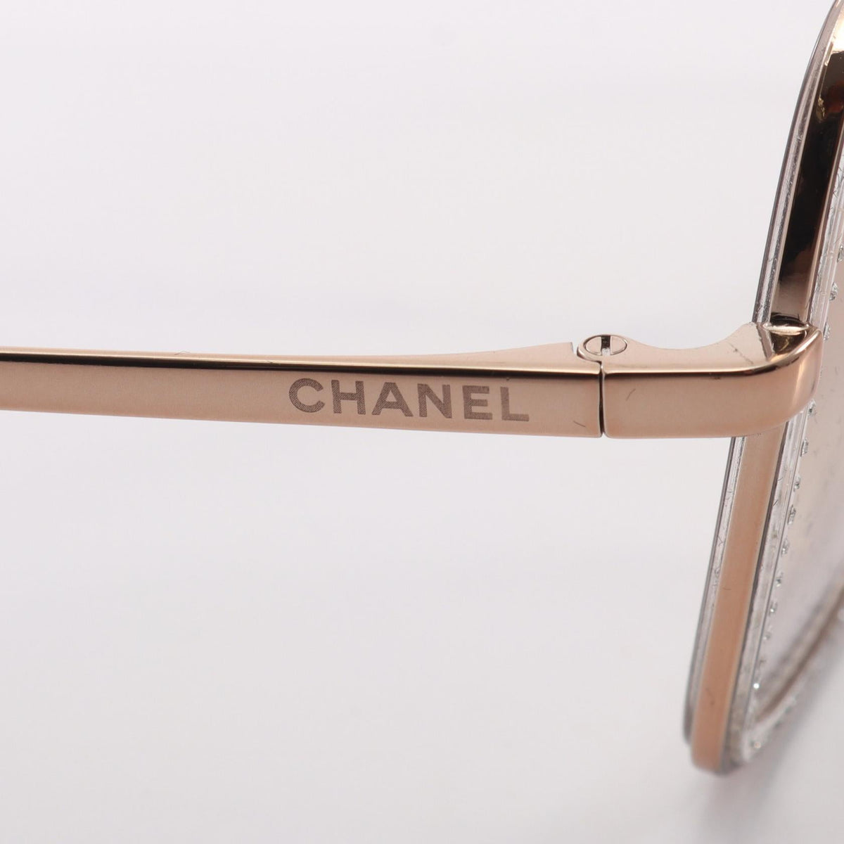 Chanel Gradation Lens · Rhinestone Sunglasses