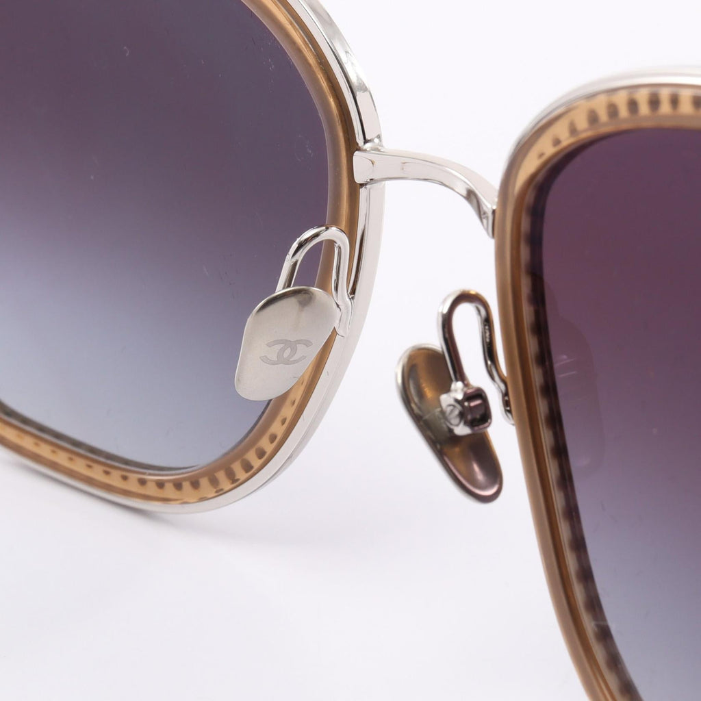 Chanel · CC Rhinestone Sunglasses