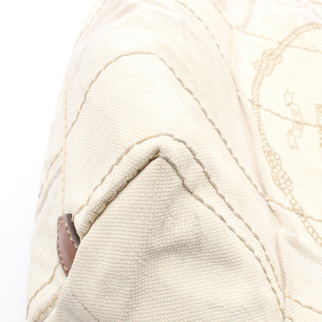 Prada · Canvas Leather Tote