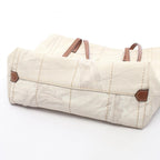 Prada · Canvas Leather Tote