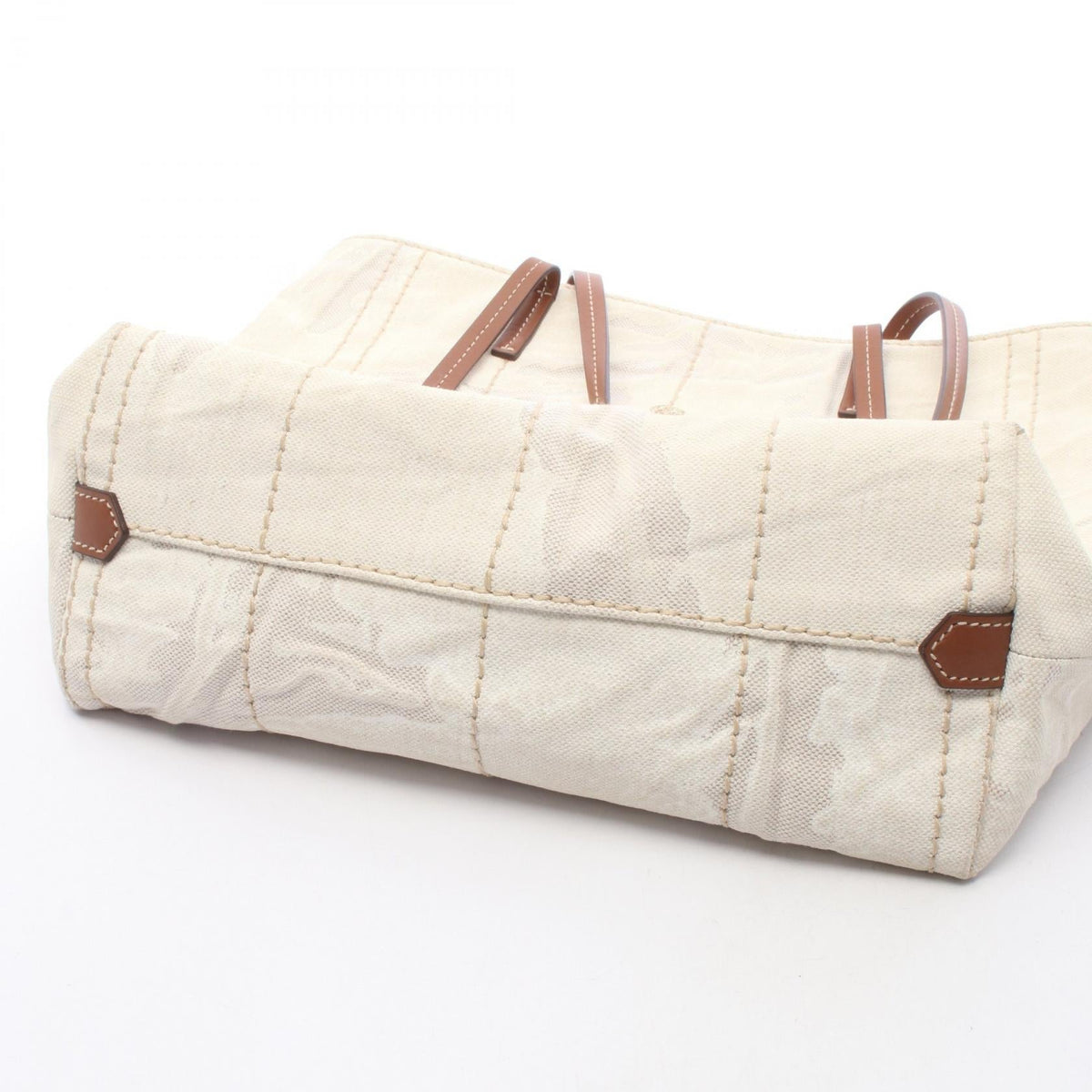 Prada · Canvas Leather Tote