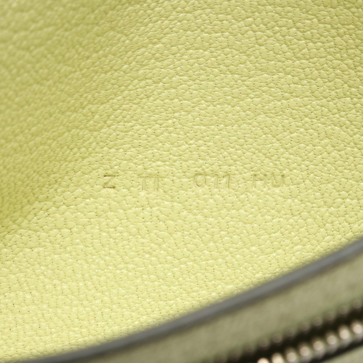 Hermès Bearn Soufflet · Chèvre · Jaune Bourgeon