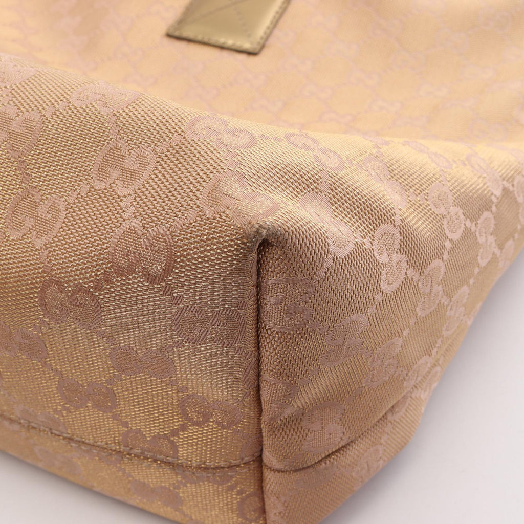 Gucci Webbing Line · Canvas Leather Tote