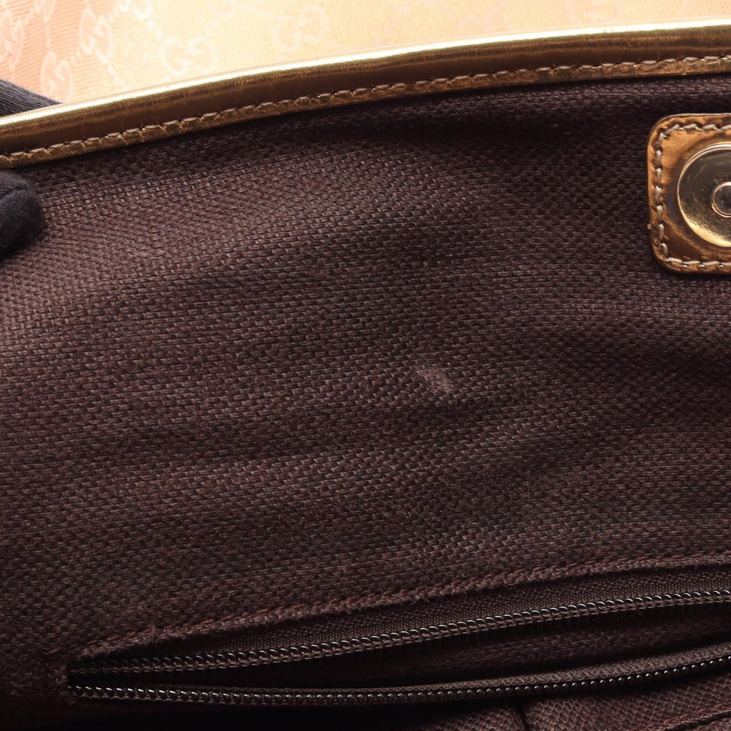 Gucci Webbing Line · Canvas Leather Tote