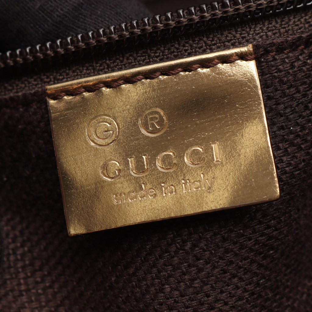 Gucci Webbing Line · Canvas Leather Tote