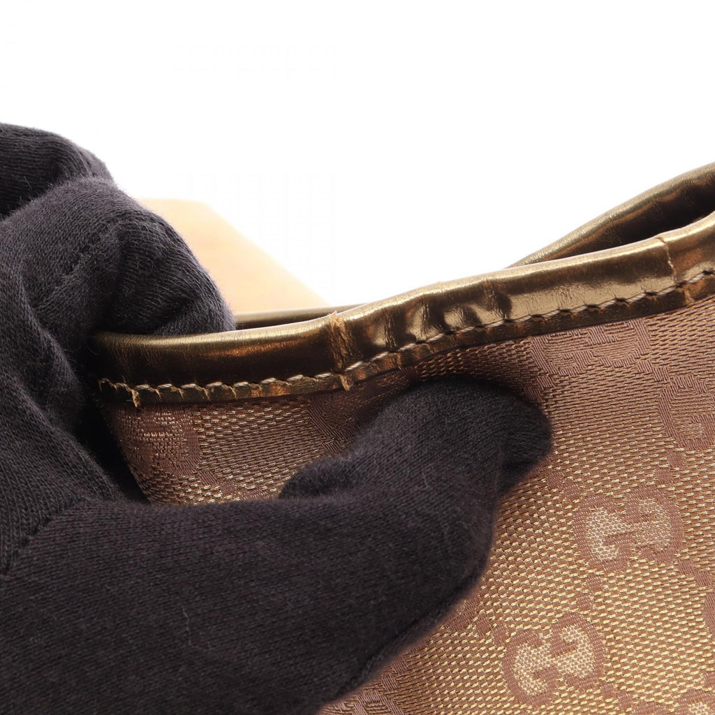 Gucci Webbing Line · Canvas Leather Tote