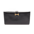 Hermès Bearn Classic · Box Calf · Gold Hardware