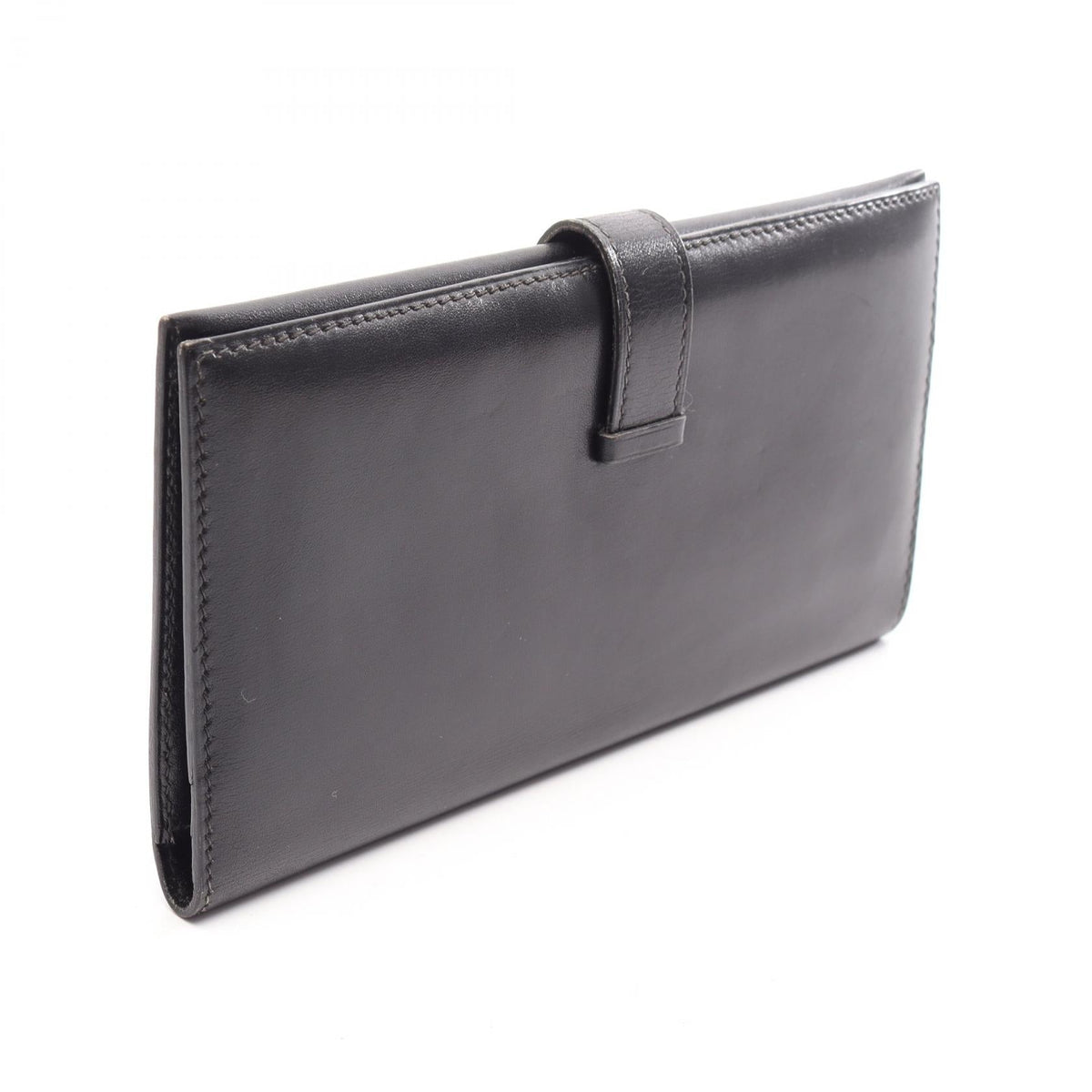 Hermès Bearn Classic · Box Calf · Gold Hardware
