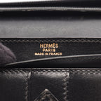 Hermès Bearn Classic · Box Calf · Gold Hardware