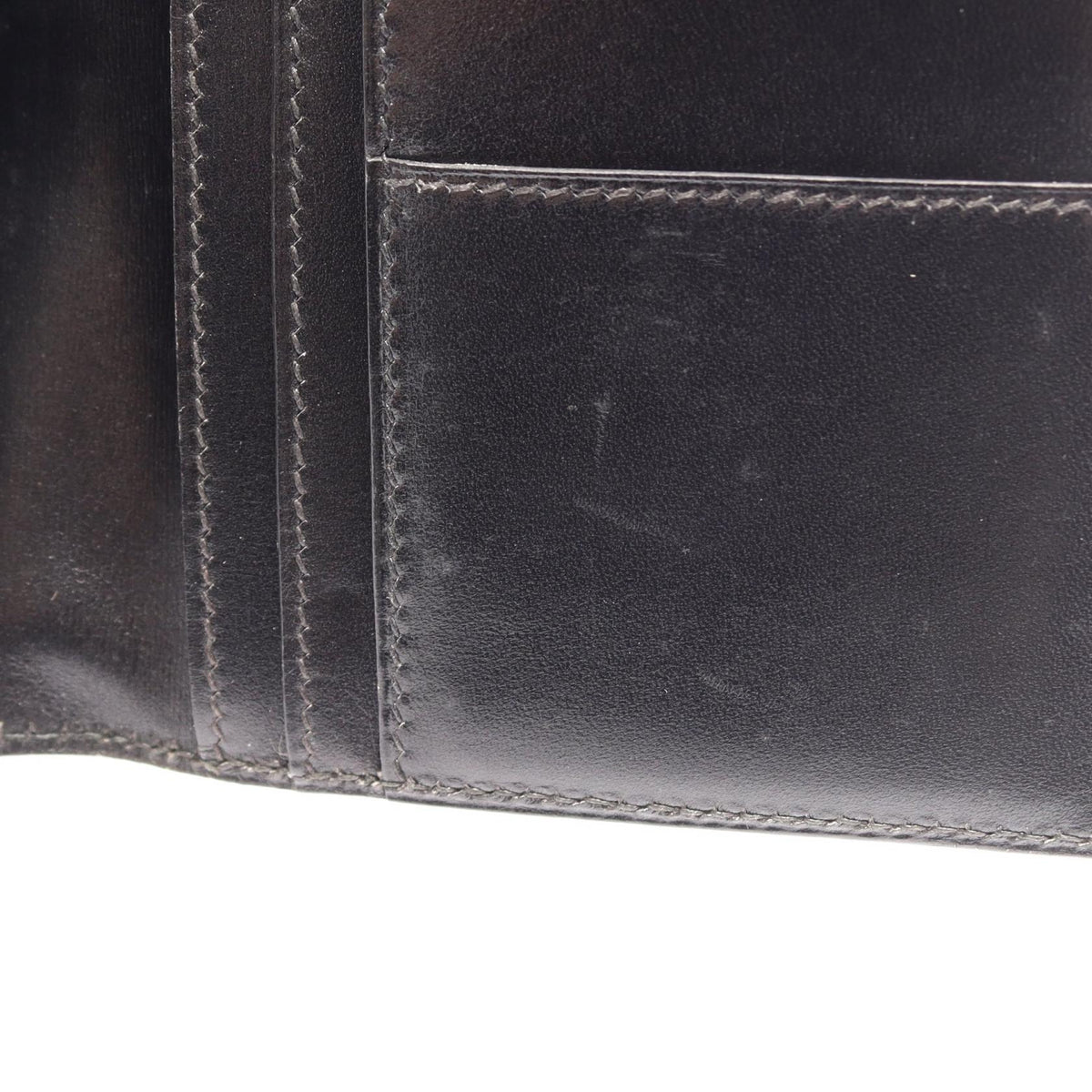 Hermès Bearn Classic · Box Calf · Gold Hardware