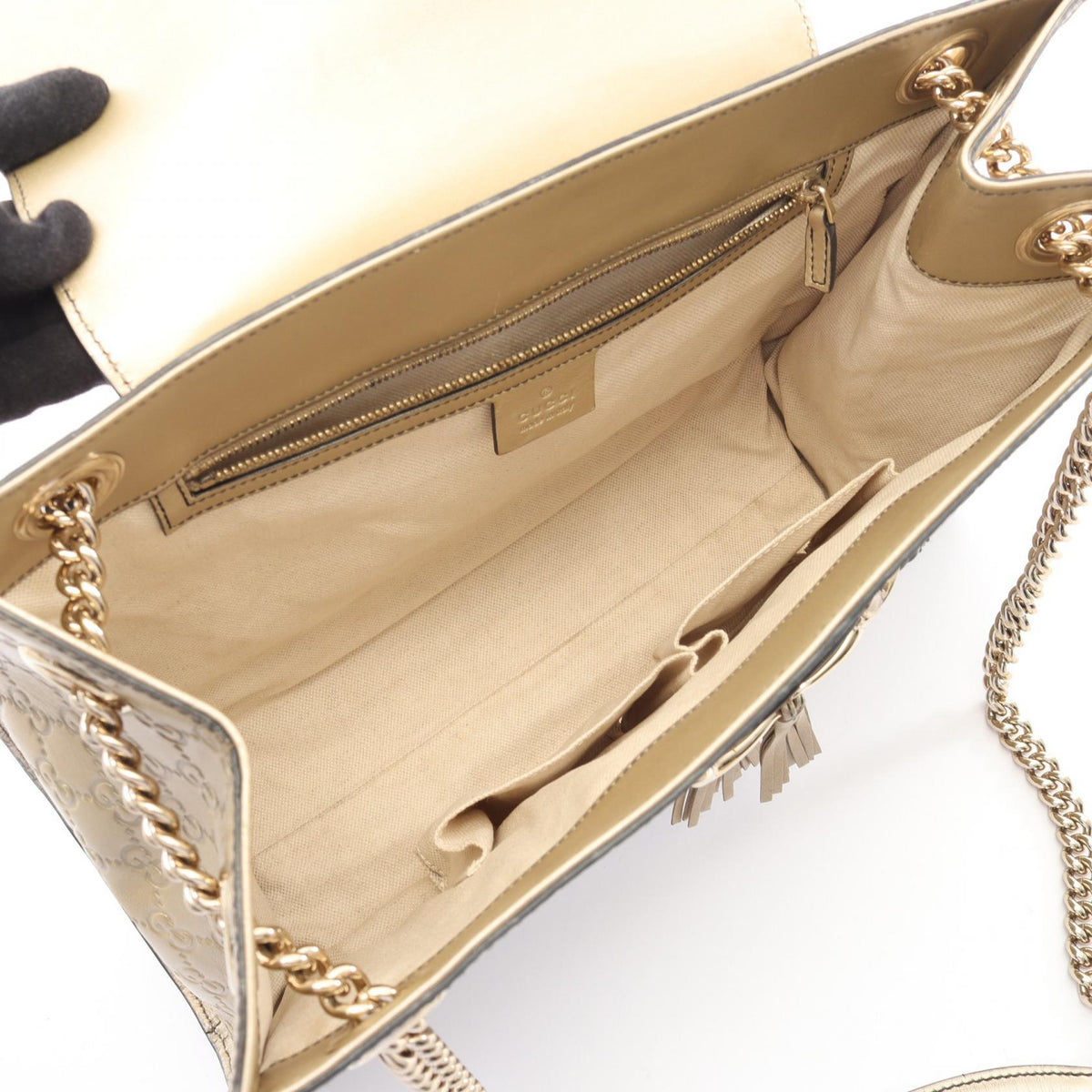 Gucci Emily · Guccissima · Chain Shoulder