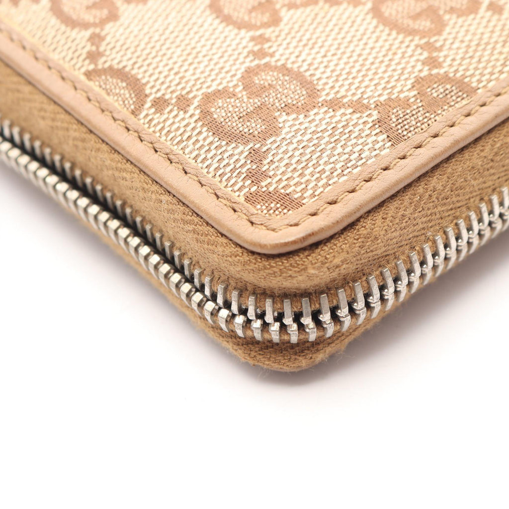 Gucci GG Canvas · Zip Around Wallet