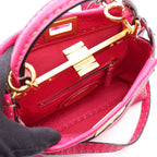 Fendi Mini Peekaboo · Blush Leather