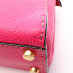 Fendi Mini Peekaboo · Blush Leather