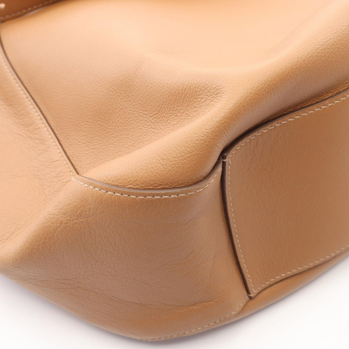 PRADA Logo Tote · Leather