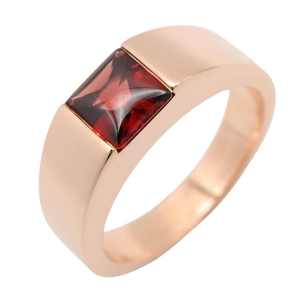 Cartier Tank Mars · Rose Gold · Garnet