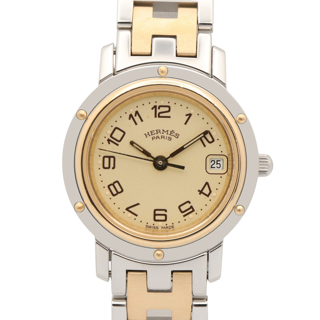 Hermès Clipper · Gold Plated Steel