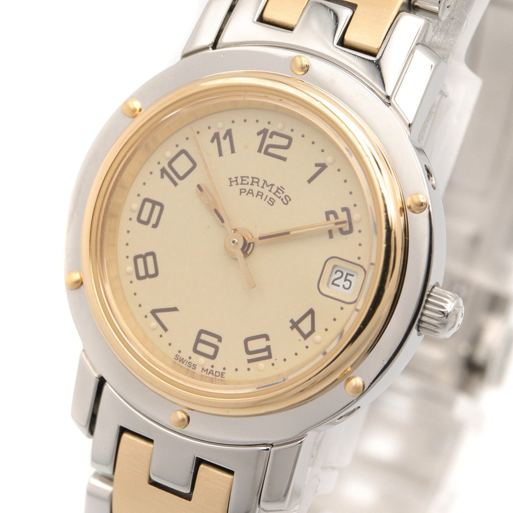 Hermès Clipper · Gold Plated Steel