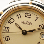 Hermès Clipper · Gold Plated Steel
