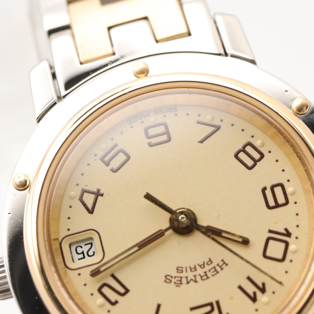 Hermès Clipper · Gold Plated Steel