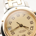 Hermès Clipper · Gold Plated Steel