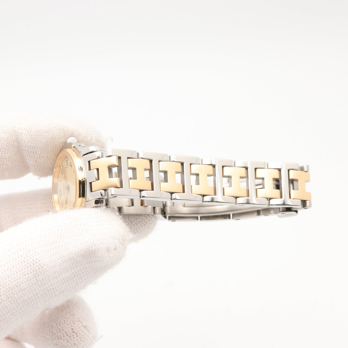 Hermès Clipper · Gold Plated Steel