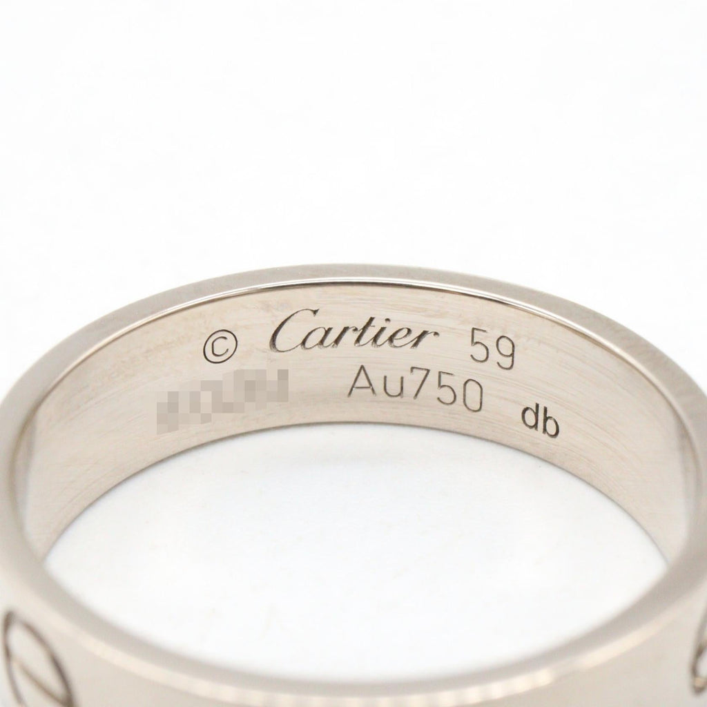 Cartier Love Ring · 18K White Gold