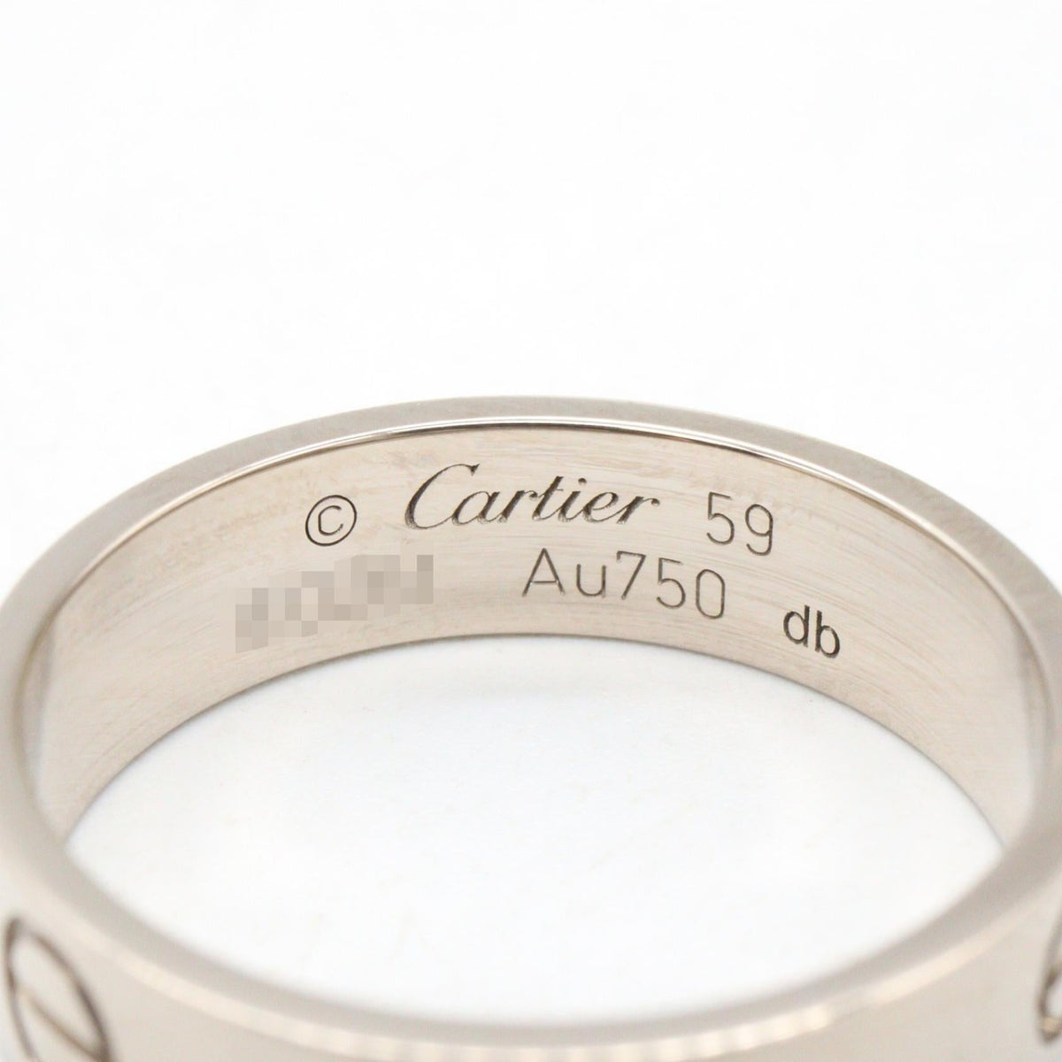 Cartier Love Ring · 18K White Gold