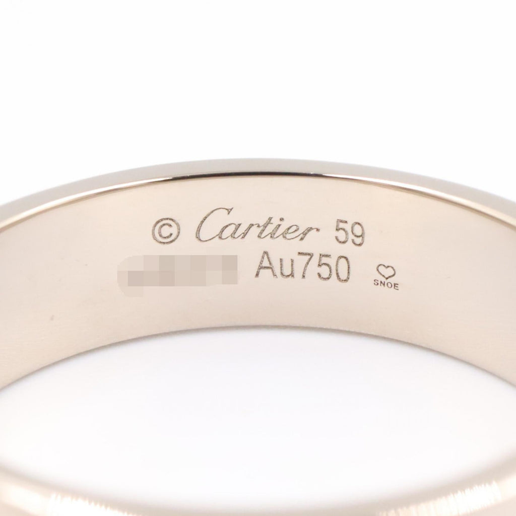 Cartier Love Ring · 18K White Gold