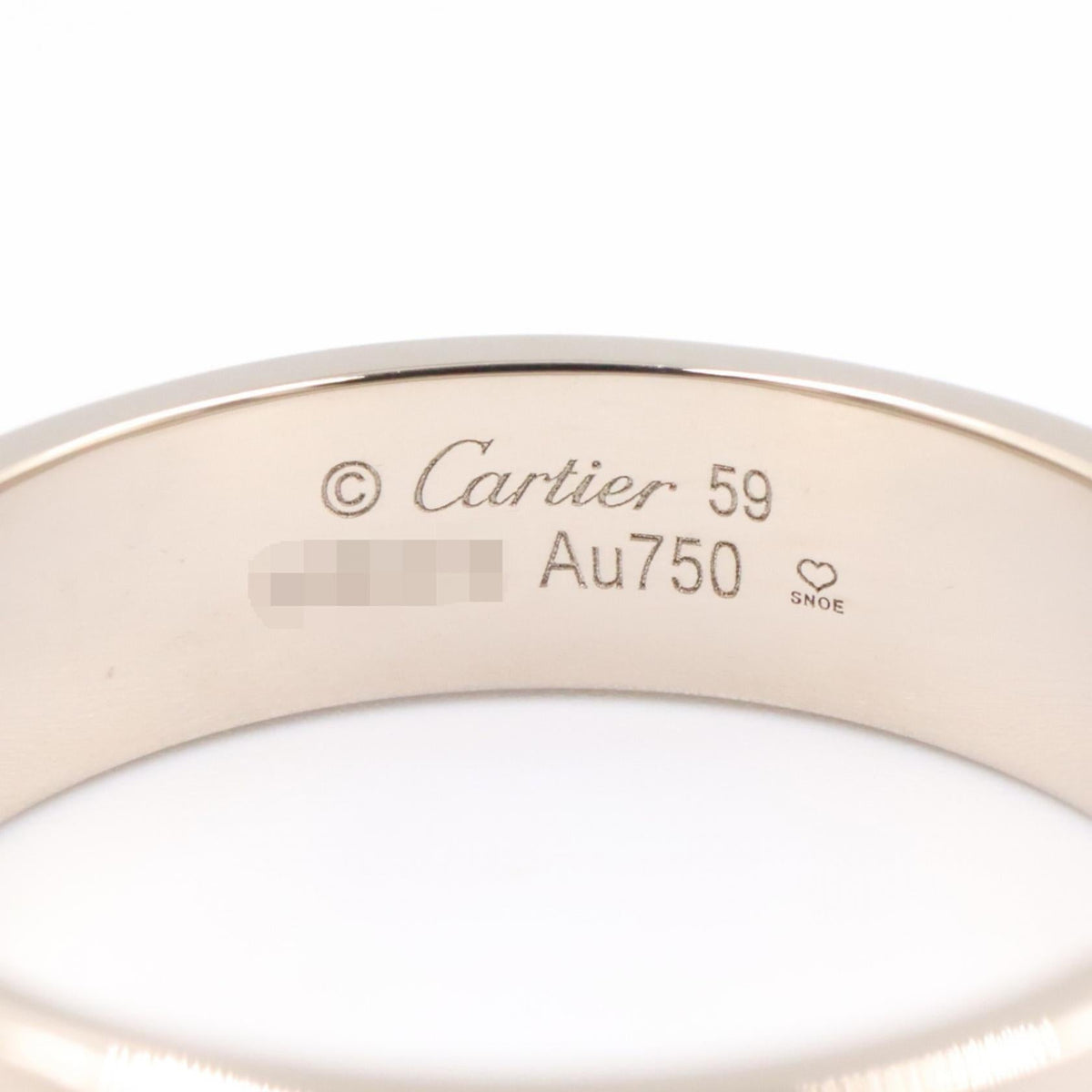 Cartier Love Ring · 18K White Gold