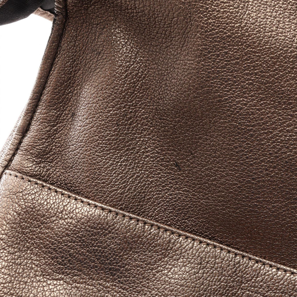 Loewe Anagram Maia · Metallic Leather