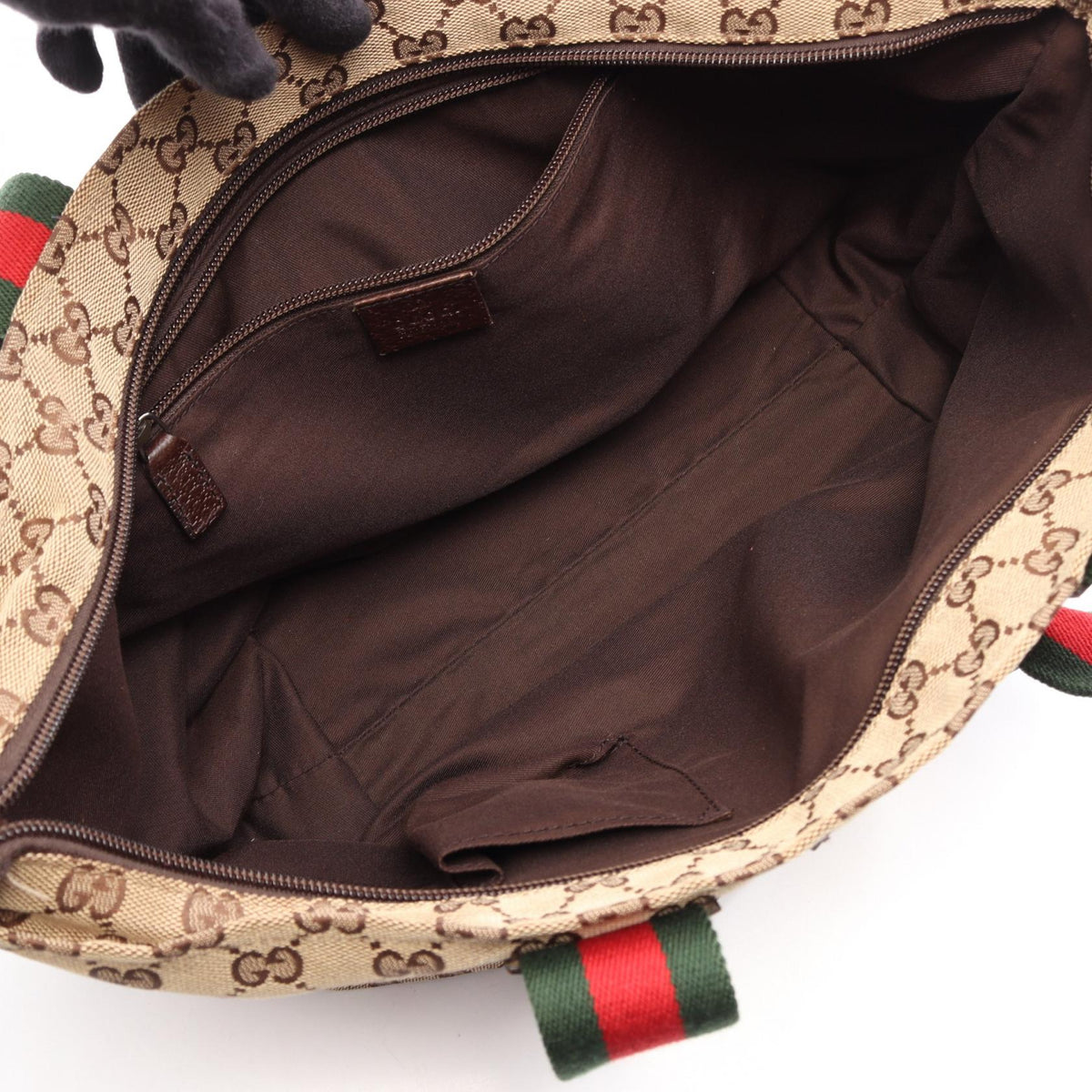 Gucci GG Sherry Line · Campus Leather Tote