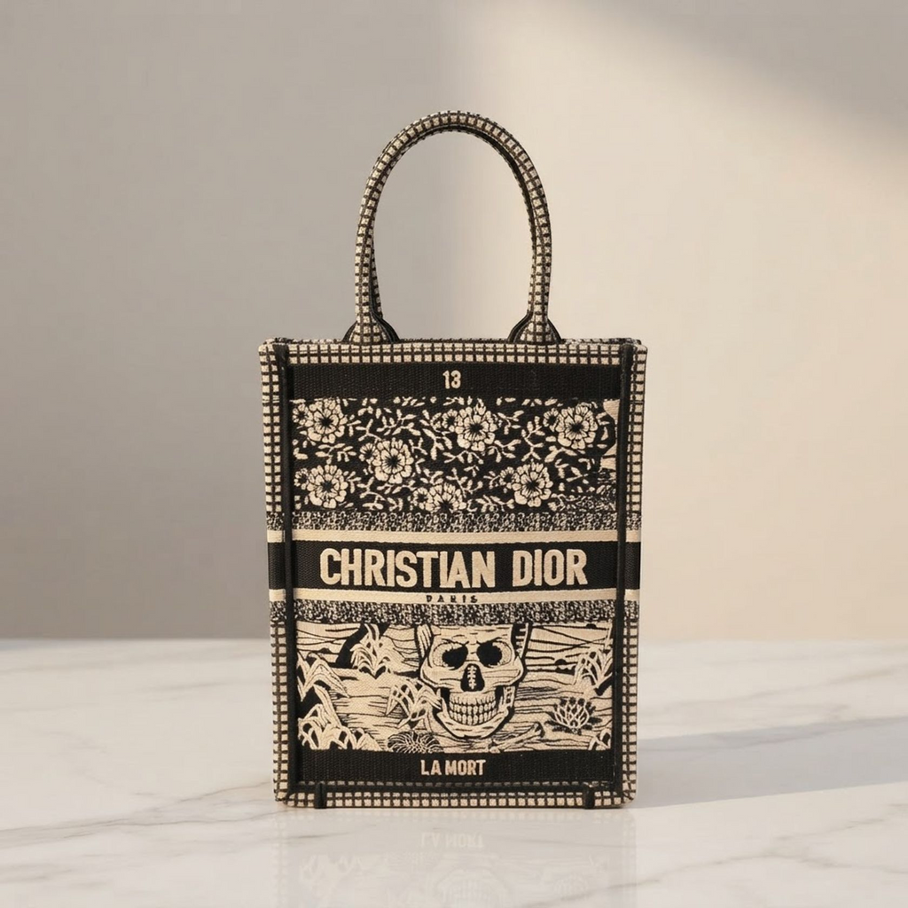 Dior Book Tote · La Mort · Canvas