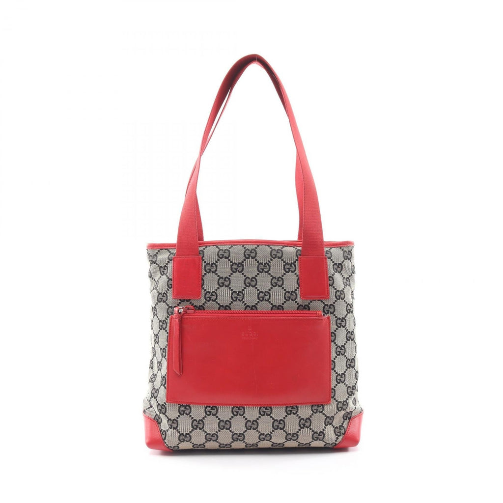 Gucci GG Canvas · Web Stripe Tote
