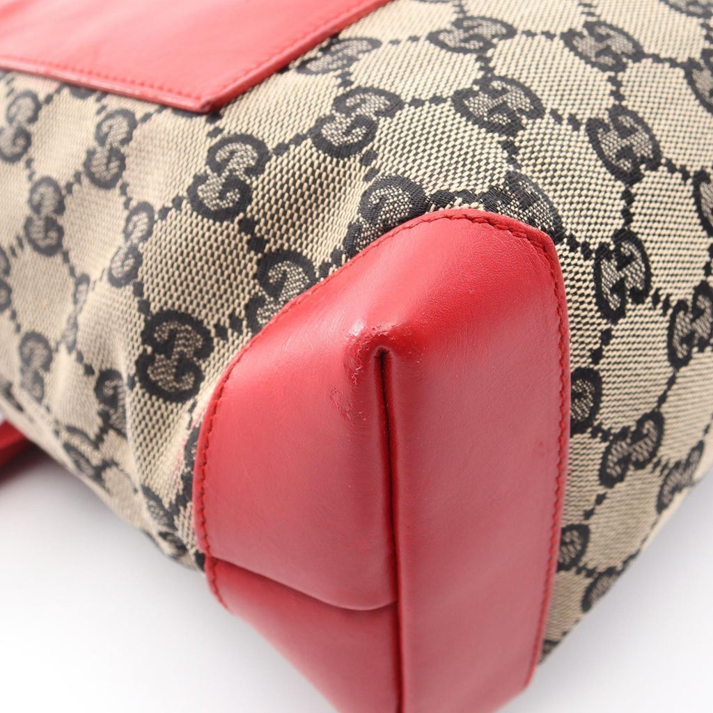 Gucci GG Canvas · Web Stripe Tote