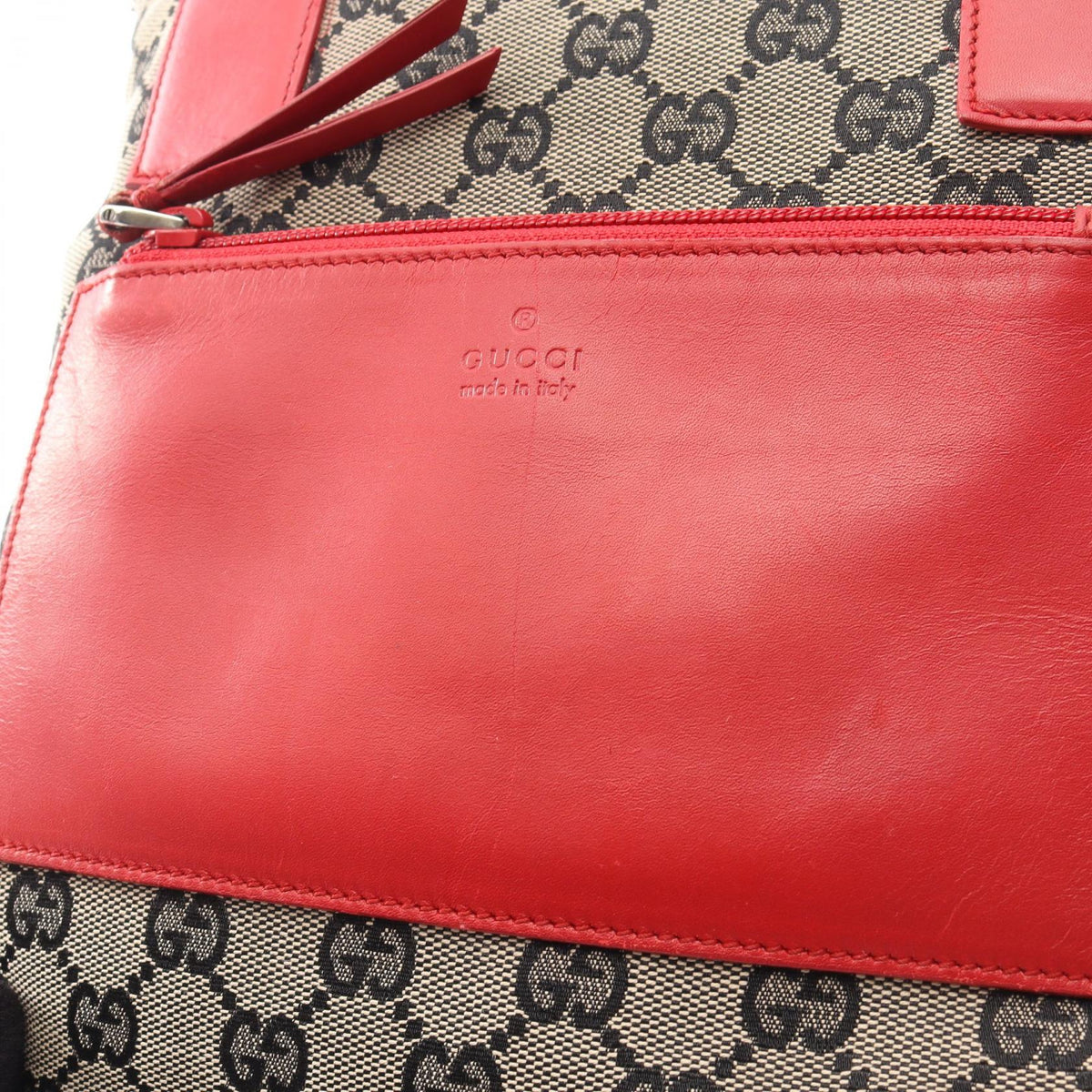 Gucci GG Canvas · Web Stripe Tote