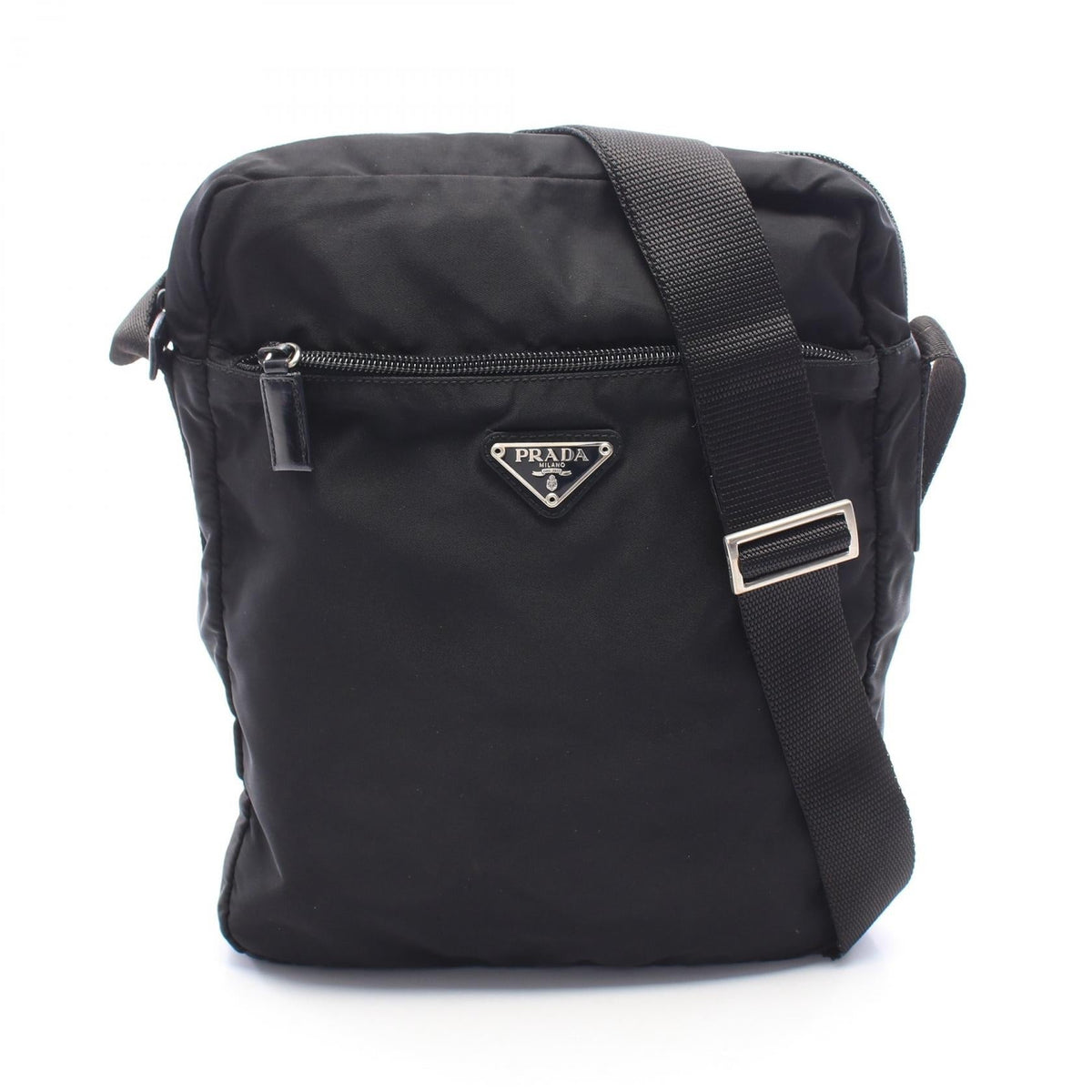 Prada Triangle Logo · Nylon Shoulder Bag