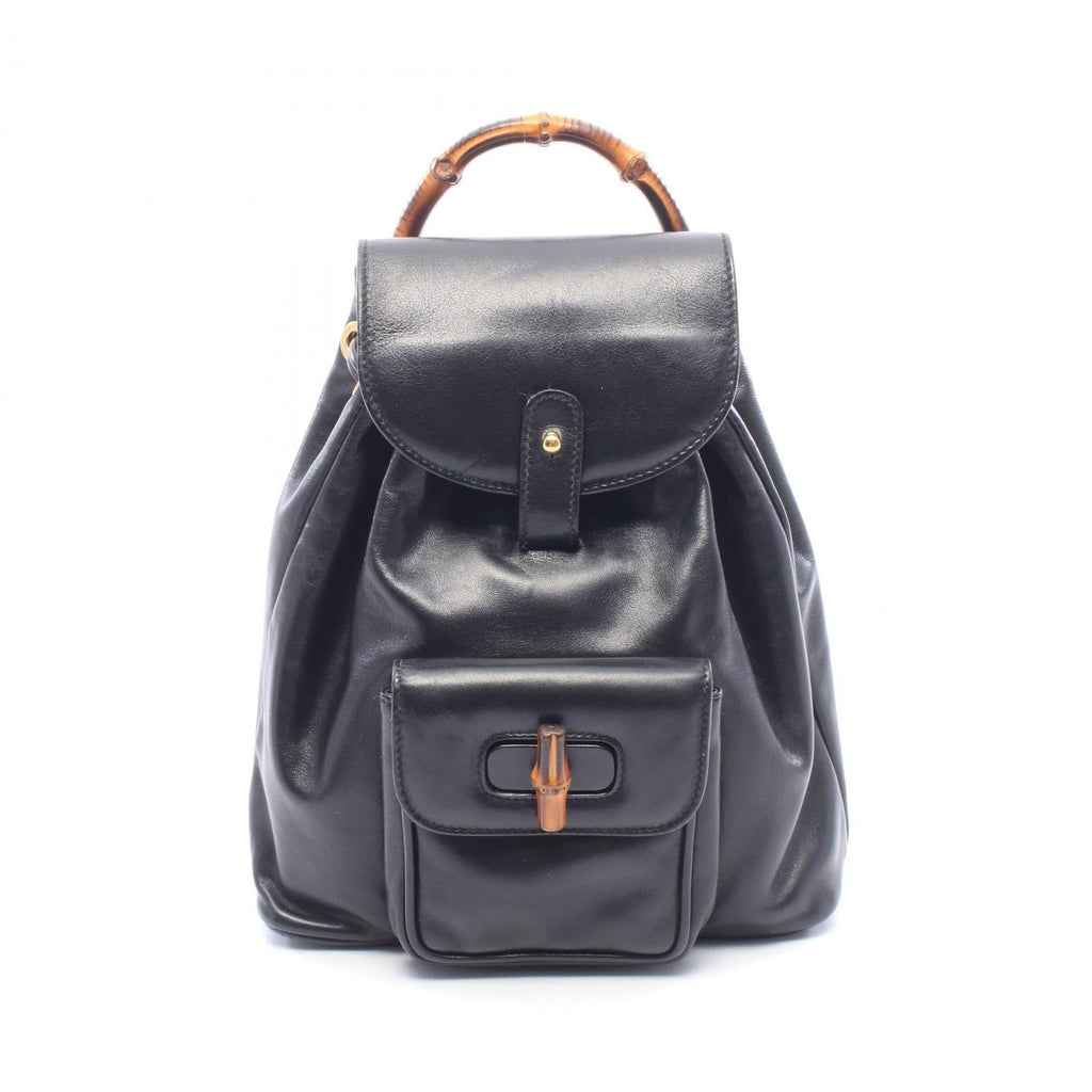 Gucci Bamboo · Leather Rucksack