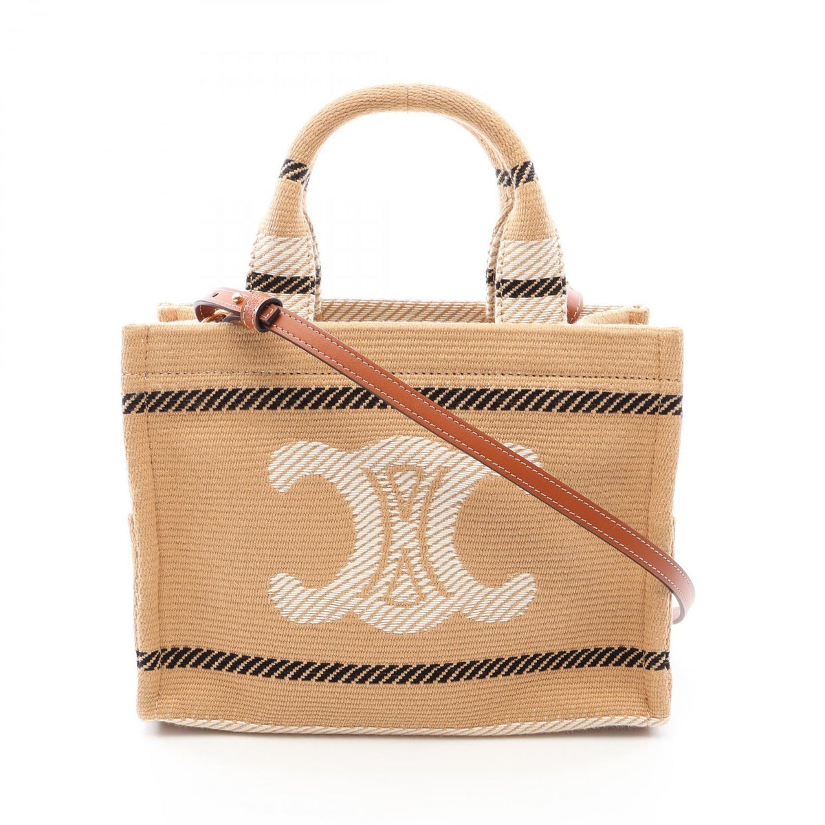 Celine Small Cabas · Canvas Leather