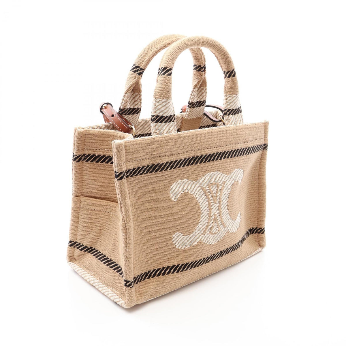 Celine Small Cabas · Canvas Leather