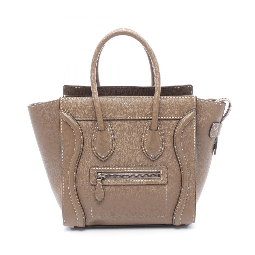 Celine Luggage Micro Shopper · Leather