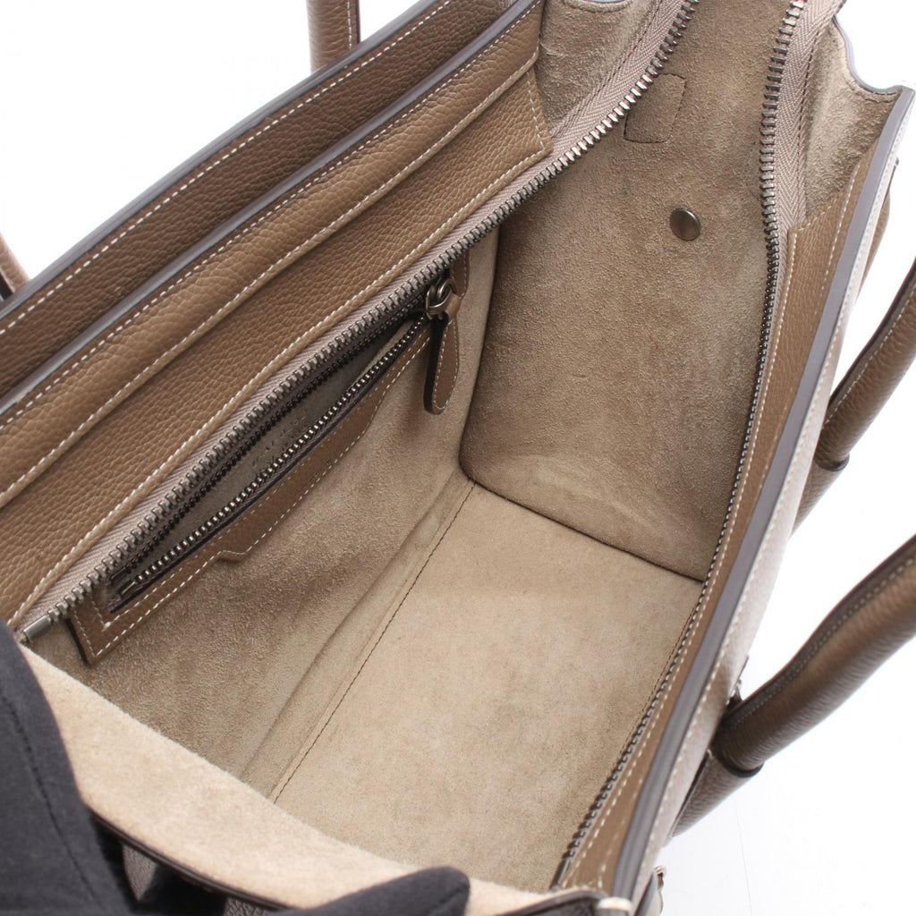 Celine Luggage Micro Shopper · Leather